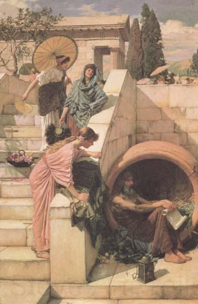 John William Waterhouse Diogenes (mk41) France oil painting art